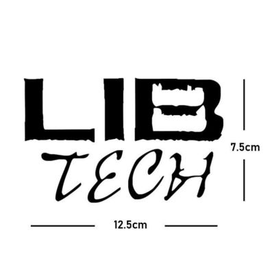 ステッカー LIBTECH / DIE CUT STICKER (12.5x7.5cm) リブテック