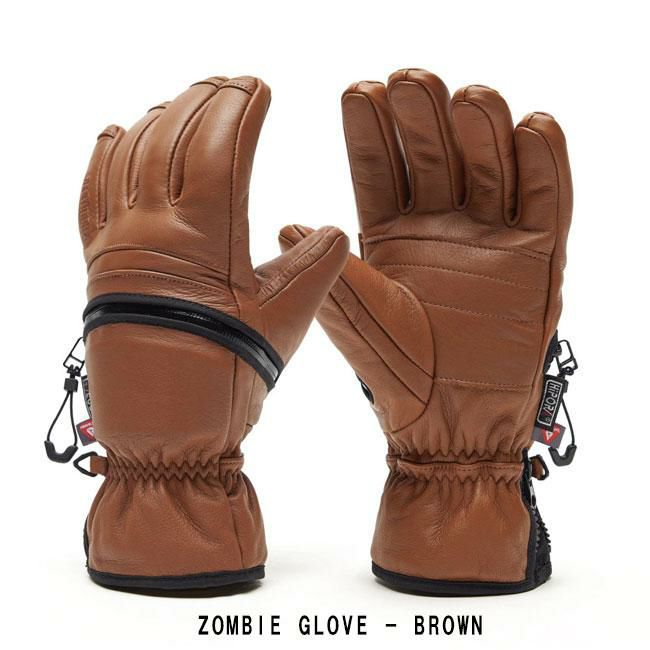 25-26 DEATHGRIP ZOMBIE GLOVE BROWN　デスグリップ　ゾンビグウンローブ　ブラウン　スノーボード　グローブ　ミトン　正規品 デスグリップ DEATHGRIP ゾンビグローブ Zombie Glove メンズ