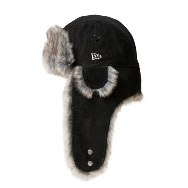 ニューエラ NEW ERA Trapper Corduroy Black トラッパー コーデュロイ